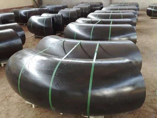 316L 304 45 90 acero de carbono inconsútil de la soldadura de extremo del codo del tubo del negro de 30 grados
