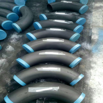 El extremo del ANSI B16.25 soldó con autógena el tubo de hierro negro del CS de Sch 140 de las instalaciones de tuberías curva de 90 grados