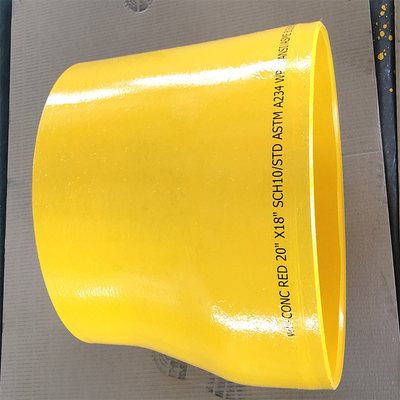 Reductores inconsútil del tubo de la soldadura de extremo de la pulgada del reductor del acero de carbono de MSS Q235 24