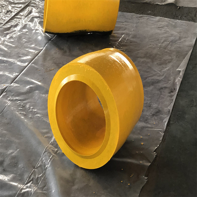 6 x 4 el extremo de acero concéntrico del reductor WPHY 65 XXS ASTM de carbono soldó con autógena negro