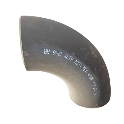 X42 XS curva larga del radio de 90 grados, acero de carbono del codo de ASTM A234 WPB
