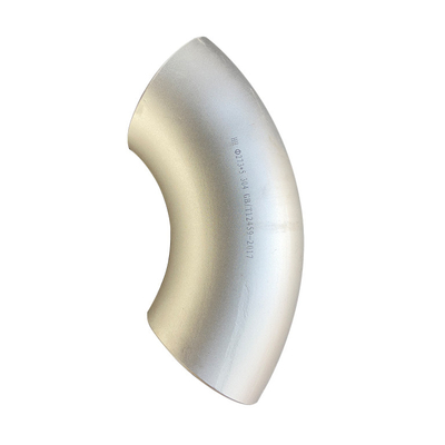 Igual de acero inoxidable inconsútil ASME B16.9 JIS de la pulgada de la soldadura de extremo del codo de 90 grados el 1/2