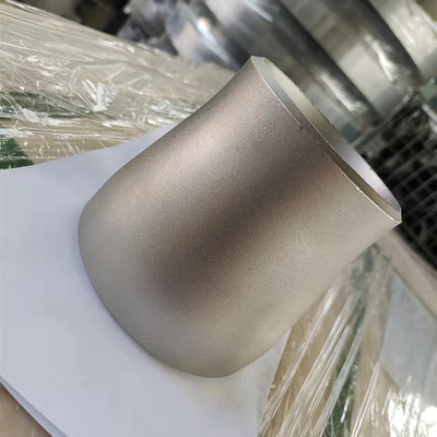 Codo de acero inoxidable de la curva de 90 grados de ASME B16.9 radio de 45 grados de largo