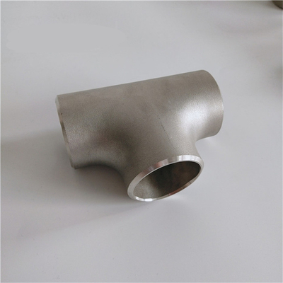 El ANSI B16.9 SS que reduce la soldadura de extremo de la camiseta SCH40S termina las colocaciones de tubo de acero inoxidables de 19m m