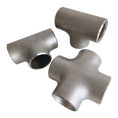 1 - 48 instalación de tuberías de acero inoxidable inconsútil de la camiseta de la cruz de la soldadura DIN2605 de la camiseta de la pulgada 321 JIS