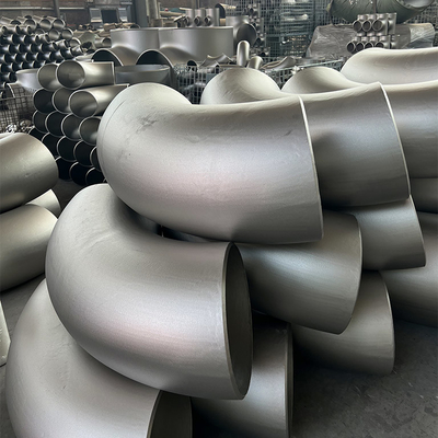 1 pulgada 2 pulgadas galvanizó la superficie conservada en vinagre inoxidable de la soldadura a tope del codo de 90 grados