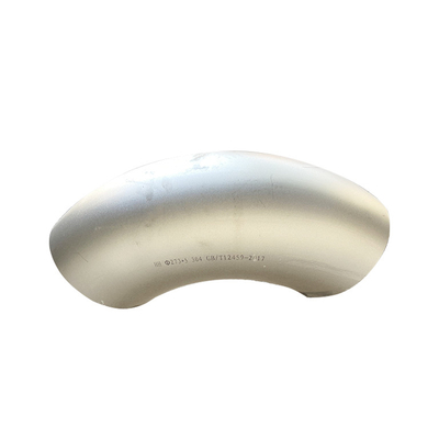 1.5D 90 180 pulgada inoxidable del ms Sch 80 el 1/2 del codo de la tubería de acero del grado con la superficie normal