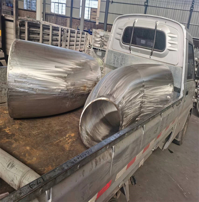 Tri abrazadera 2 estruendo sanitario de acero inoxidable 11850 de las colocaciones DN10 del codo de la pulgada 90 grados 8&quot;