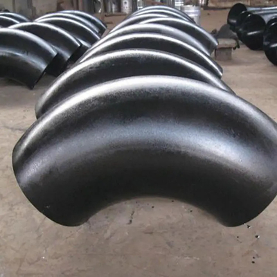 Soldadura de extremo de ASTM 90 estándar del codo EN10253 de la tubería de acero del carbono del grado
