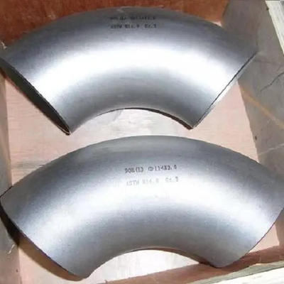 1 pulgada 2 pulgadas galvanizó la superficie conservada en vinagre inoxidable de la soldadura a tope del codo de 90 grados