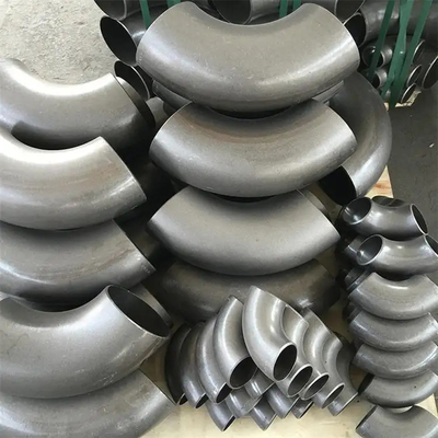 1 pulgada 2 pulgadas galvanizó la superficie conservada en vinagre inoxidable de la soldadura a tope del codo de 90 grados