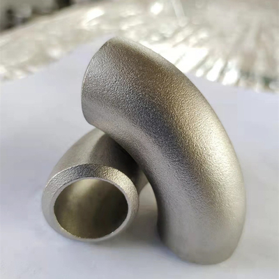 Codo de acero ASME B16.9 ASTM A234 Wpb de 90 grados de carbono Sch40